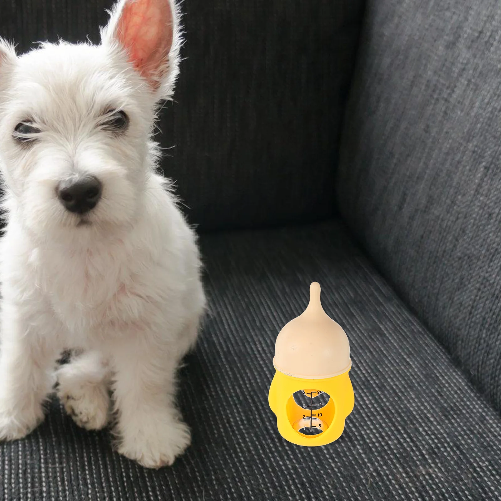 

Pet Nursing Bottle Silicone Reusable 20Ml Capacity Anti-Choking Structure Newborn Kitten Puppy Feeding Bottle Small Animal Milk