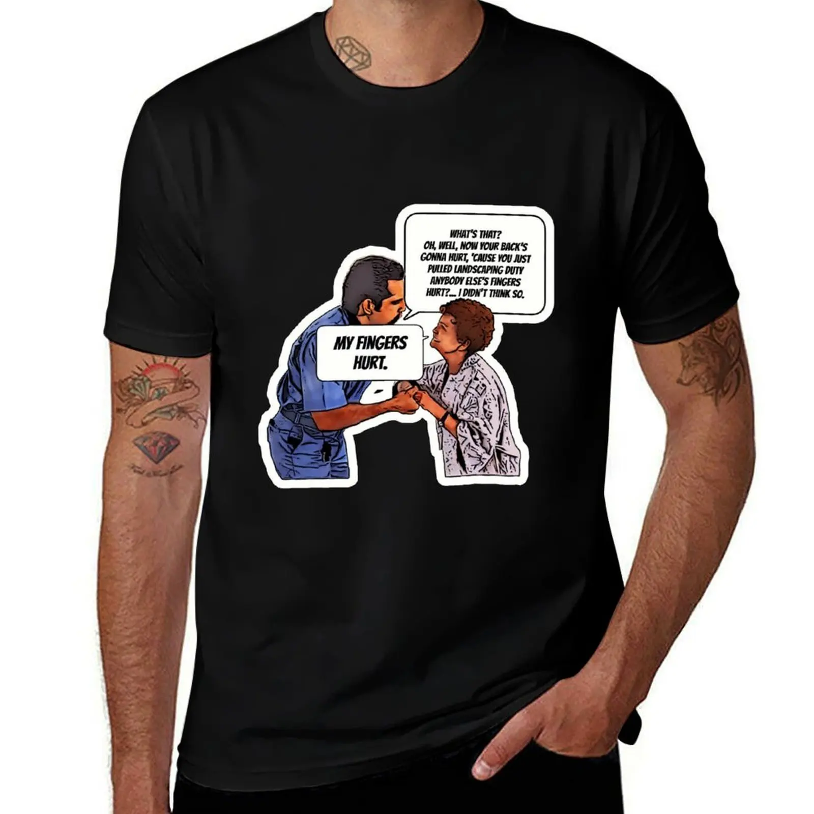 Nursing home orderly- my fingers hurt T-Shirt t shirt for man T-Shirt