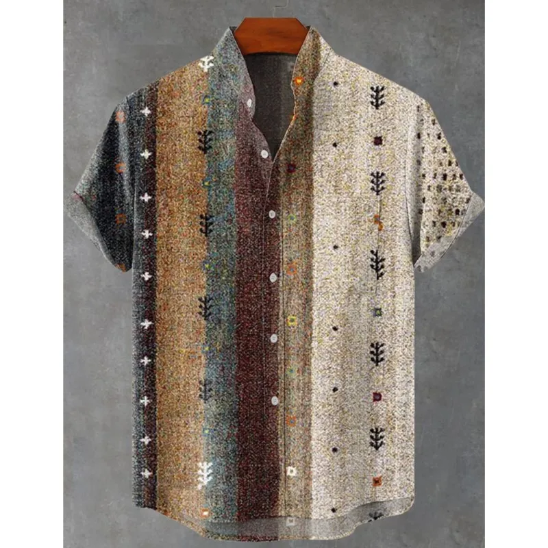 Men's Hawaiian Shirt 3D Fashion Imported Clothing Printed Single Breasted Men's Top Casual Wear Camisa De Hombre Cosas Baratas