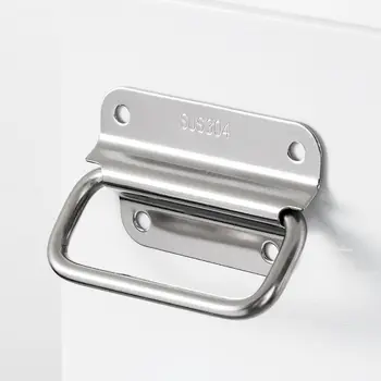 櫥櫃航空箱實心家具五金折疊把手,適用於工具箱、不鏽鋼抽屜、衣櫃,安裝簡單 10 最佳銷售 金屬把手 - №8