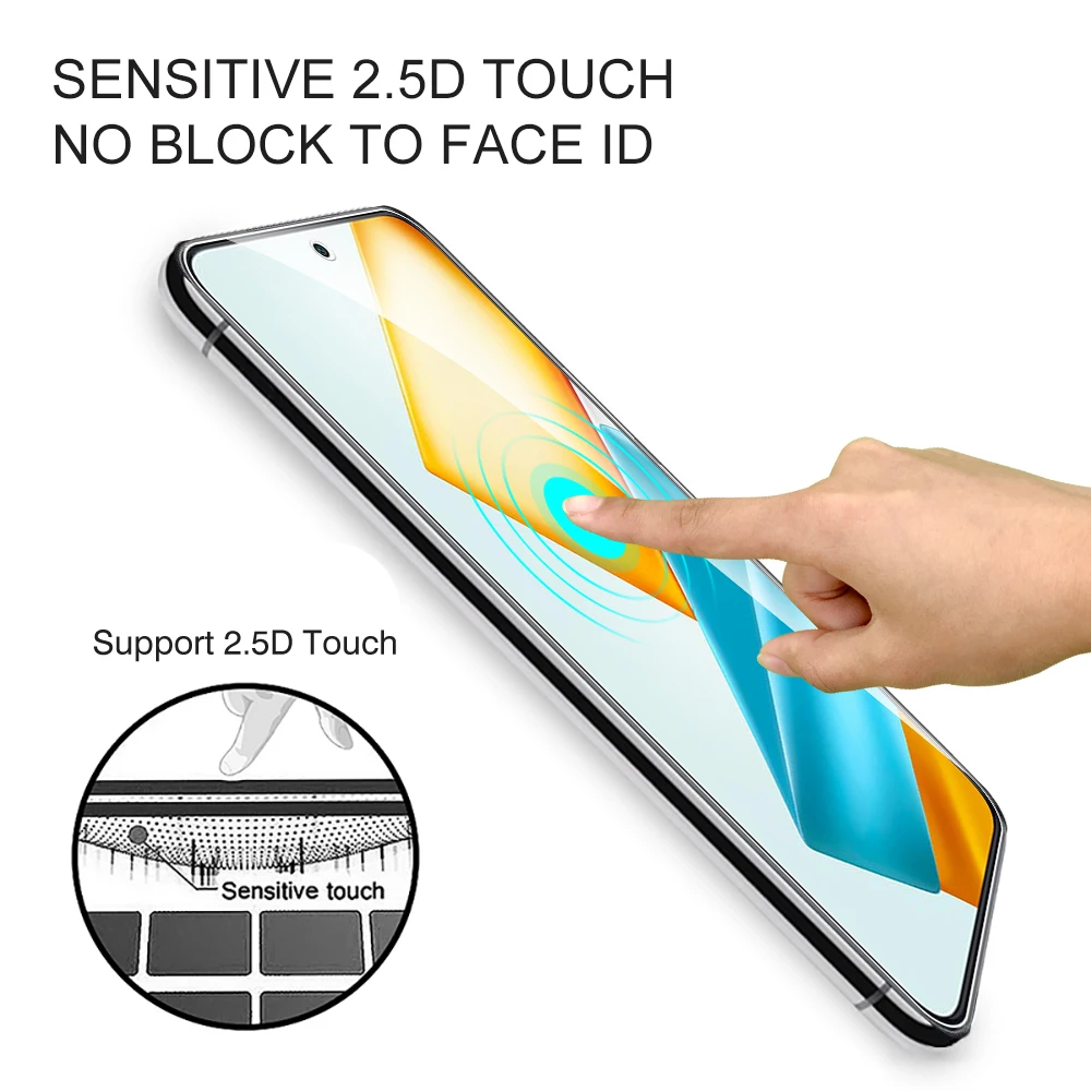 Protector de pantalla transparente antiarañazos para Honor 90 GT 2023, cubierta completa de vidrio templado, honar xonor90 gt 90GT, 4 Uds.