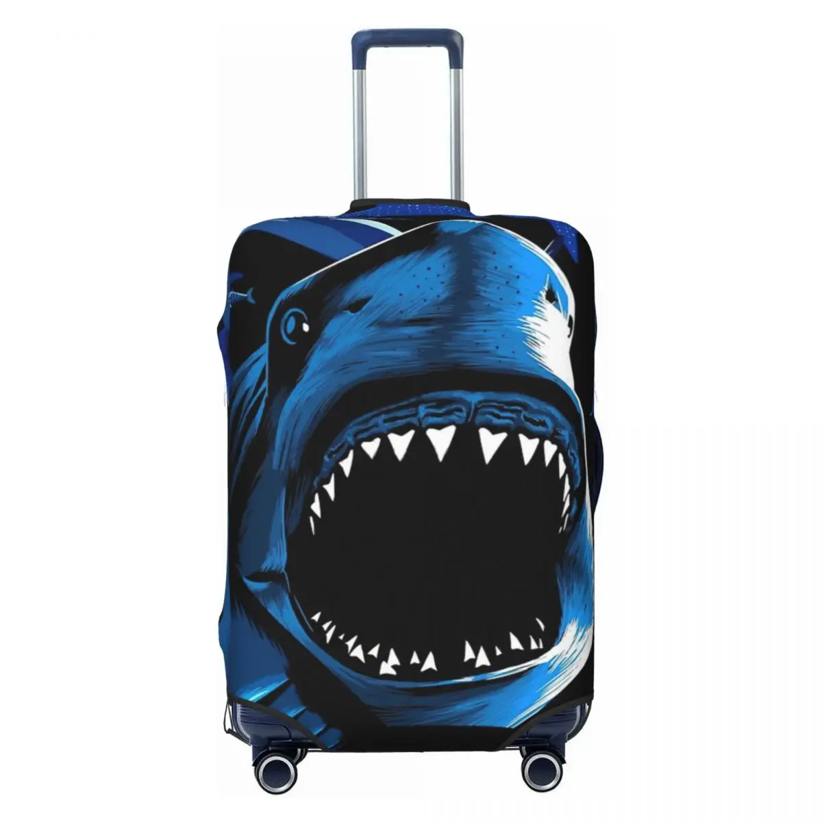 

Sharks Print Luggage Protective Dust Covers Elastic Waterproof 18-32inch Suitcase Cover Travel Accessories