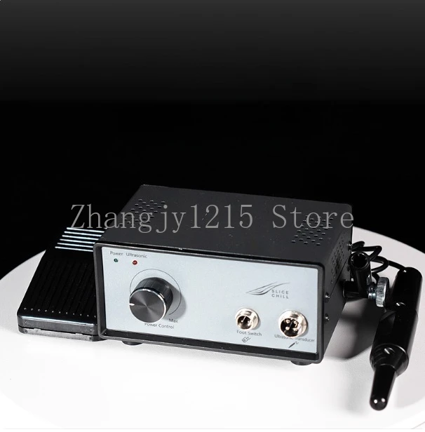 Ultrasonic Cutting Knife - AC 220V Electric Craft Tool for Plastic, Carbon Fiber, Models, ABS, PVC with 12 Blades & Foot Pedal