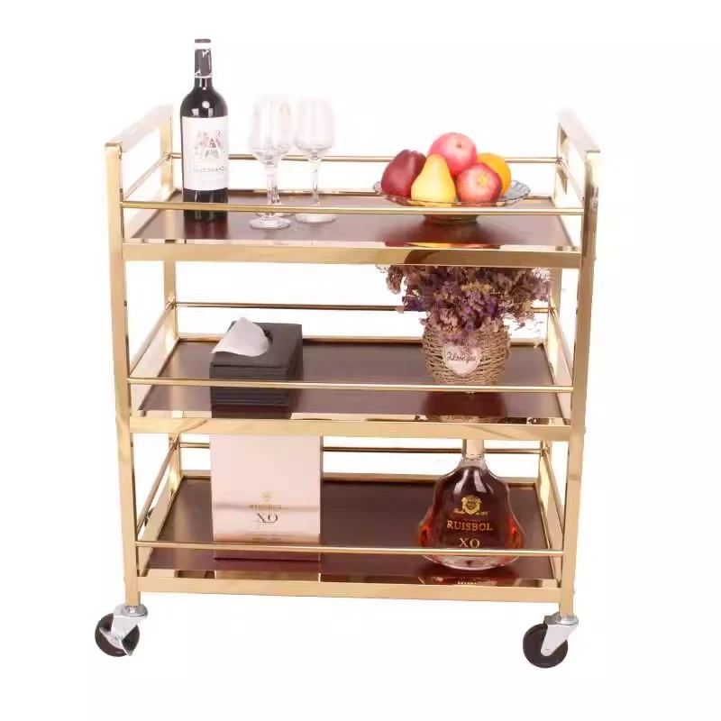 Dining car, wine cart, dining room, hotel hand push, food delivery cart, activity trolley, tea cart, KTV snacks, dim sum