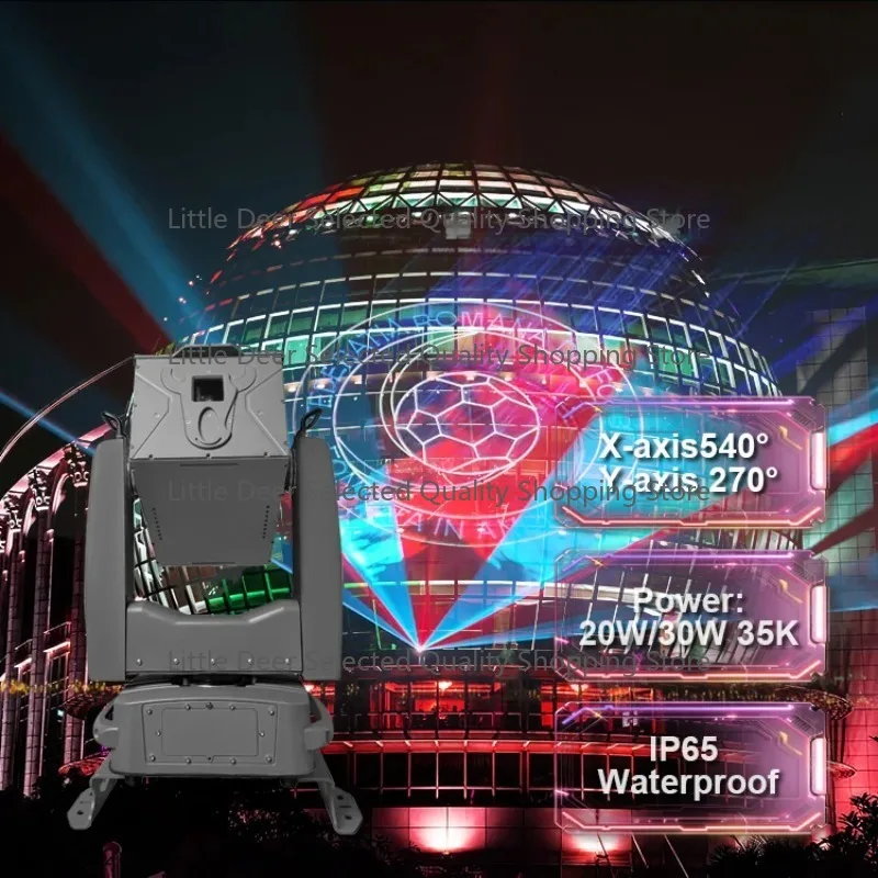 30w Dmx Outdoor Stage Moving Rgb High Power Laser Spot Light