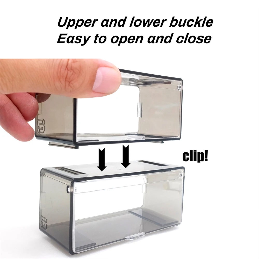1/64 Model Acrylic Display Case for Mini GT/KaidoHouse - Transparent High Quality Car Box (5pcs/Bag) -Car Model Protective Cover