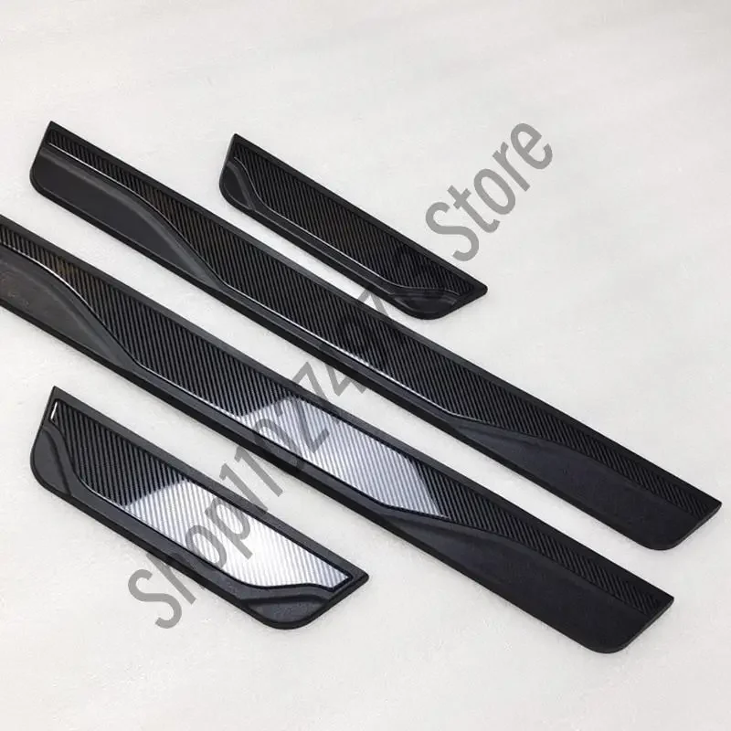 For 11th gen civic 11th Civic 2021 2022 2023 Car Accessories Door Sill Pedal Protector Scuff Plate Thresholds Sticker door Trim