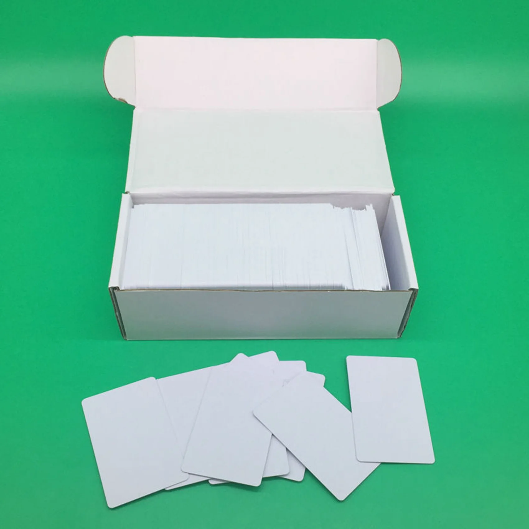 250 PVC plastic business cards (without chip) hot stamping and double-sided printing plastic cards