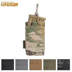 Tactical Molle Pouch Single Magazine Pouch Double-Layer Mag Pouches Universal Cartridge Holder for M4 M14 M16 AK AR