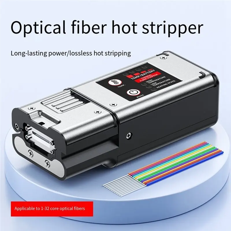 A01F-Fiber Stripping Pliers Heat Stripping Tool Clamp Style Multi-Core Bare Fiber Stranded Cable 1-32 Cores