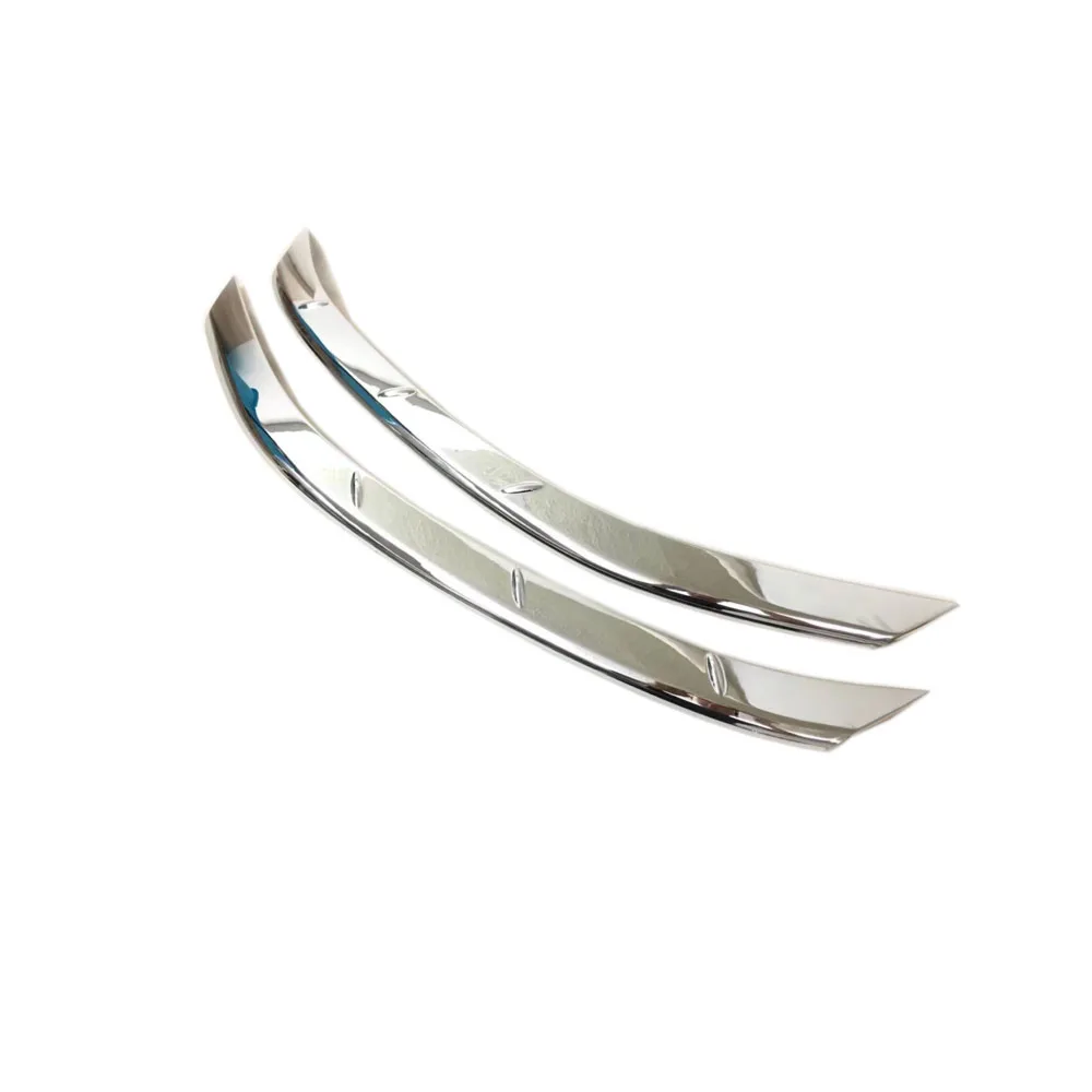 سيارة ABS كروم رئيس الجبهة ضوء الحاجب كشافات اغطية الحرس الإطار ملصق مصباح لهوندا CRV CR-V 2017 2018 2019 2020 2021