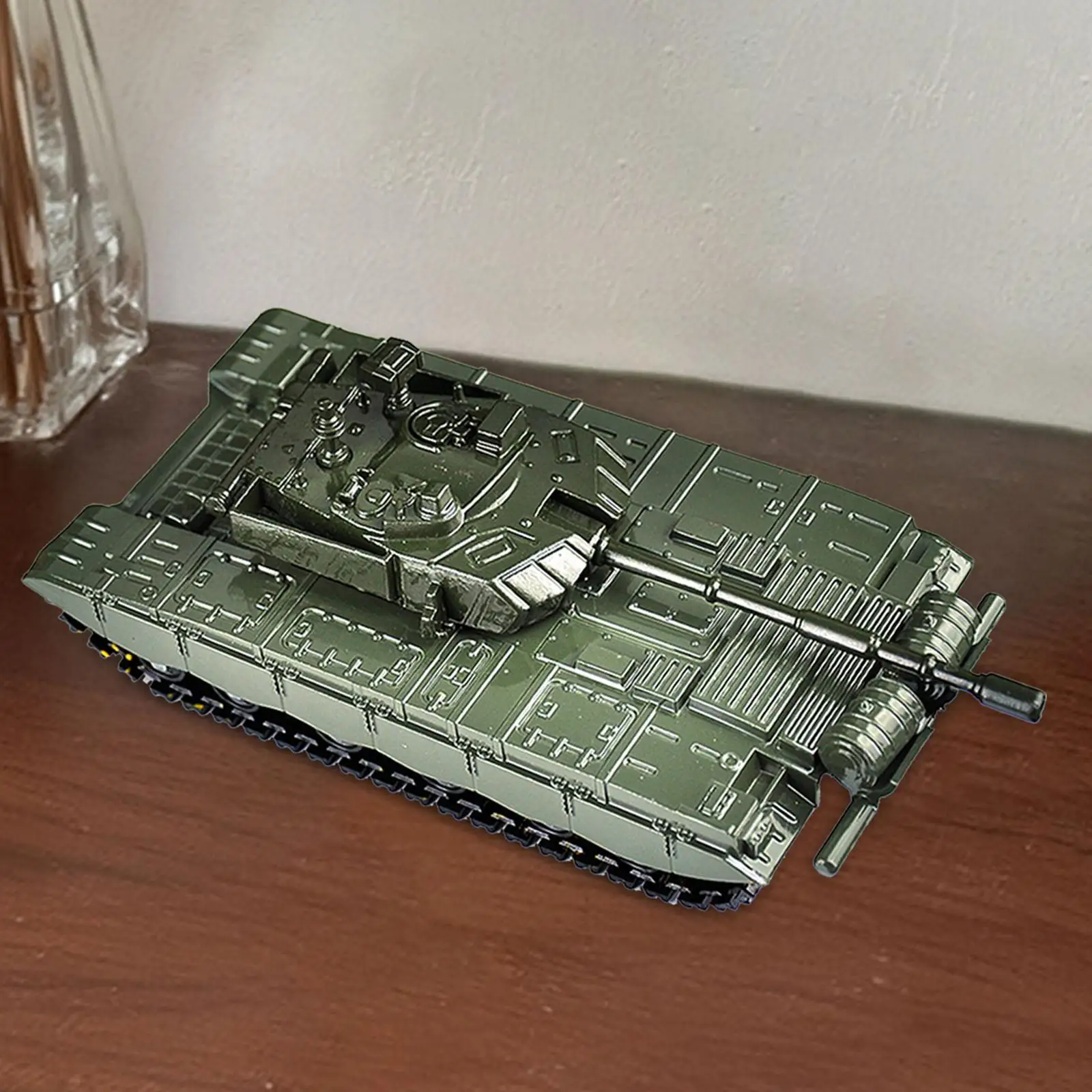 

Набор для сборки 4D-модели танка из сплава, имитация военной техники, развивающая игрушка-головоломка для детей, украшение для дома и комнаты