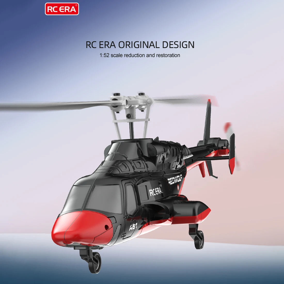 1/52 A61 RC Helicopter 2.4G 4CH Flybarless Optical Flow Altitude Hold Single-Rotor Micro Helicopter RTF Beginner Drone Toy Gift