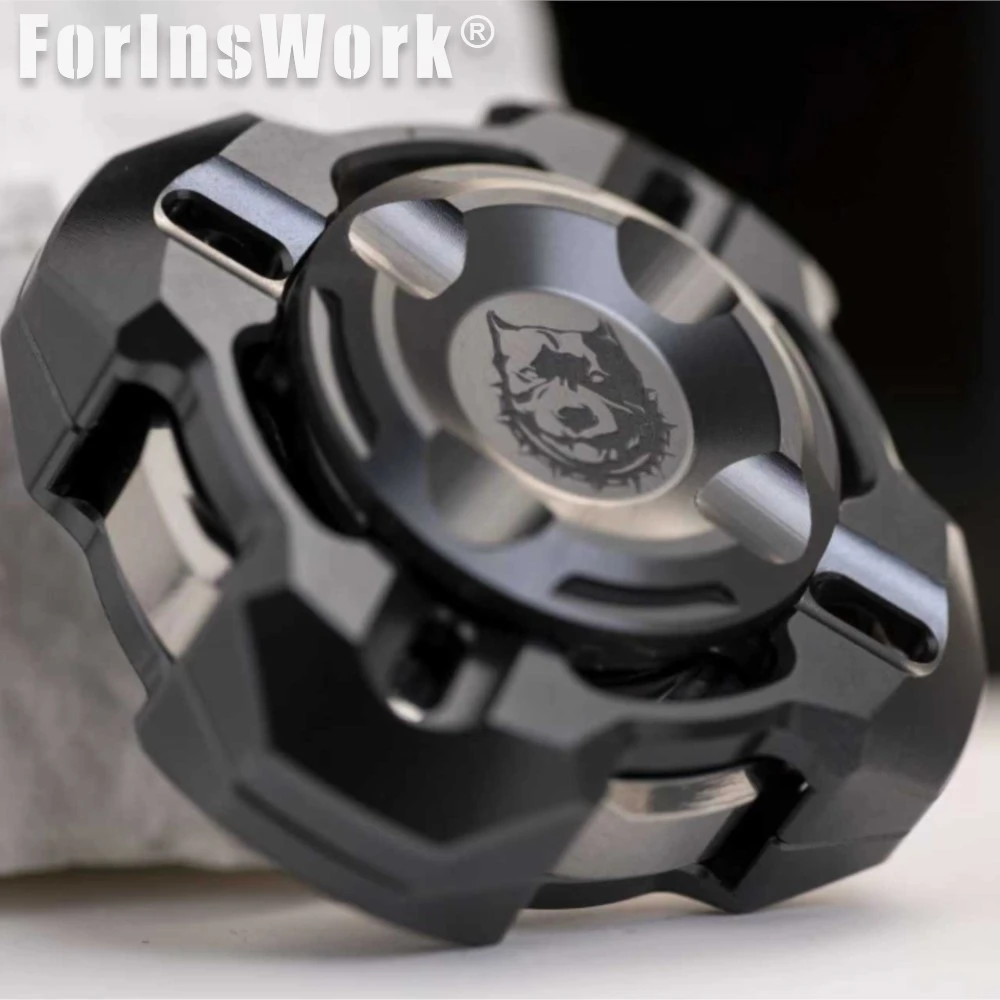 KTS M4 Youth Edition مادة الألومنيوم والصلب EDC Fidget Spinner لعبة تخفيف التوتر الهادئة عالية السرعة #4