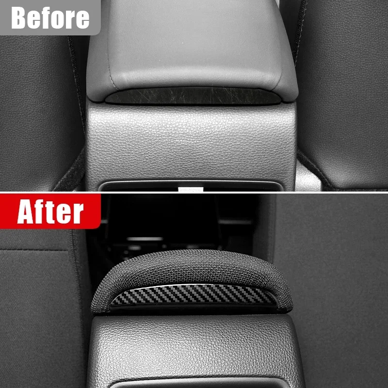 For Toyota Corolla Cross XG10 Hybrid 2021 2022 2023 2024 2025 Car Console Rear Armrest Case Garnish Sticker Trim Strips Cover