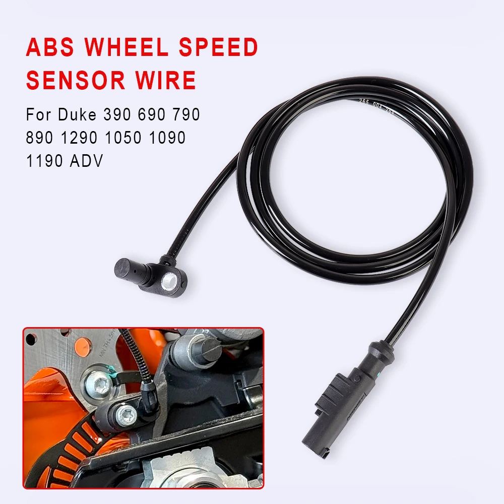 Motorcycle Wheel Speed ABS Signal Sensor Wire Accessories For Duke 390 690 790 890 ADV 1290 Super Duke 1050 1090 1190 Adventure