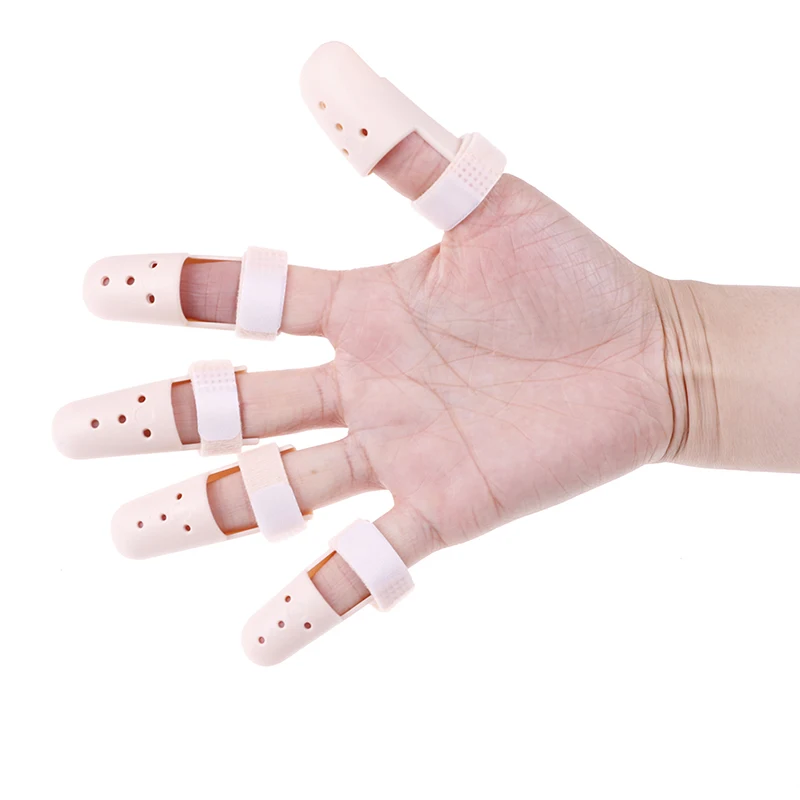 1Piece Finger Splint Brace Adjustable Finger Support Protector for Fingers Arthritis Joint Finger Injury Brace Pain Relief