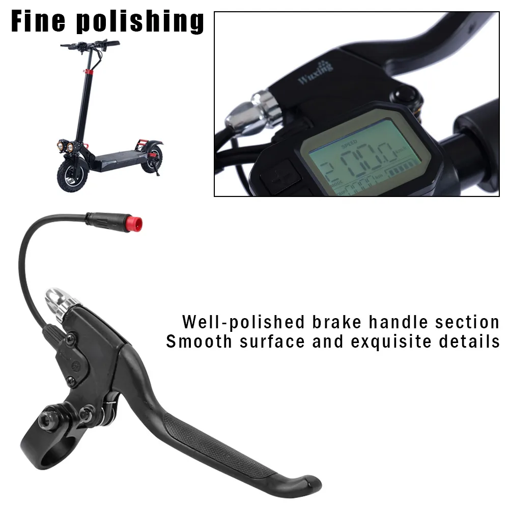 High Quality Aluminum Alloy For KUGOO M4 PRO Convenient Scooter Left Or Right Brake Lever Brake Handle Replacement Accessory