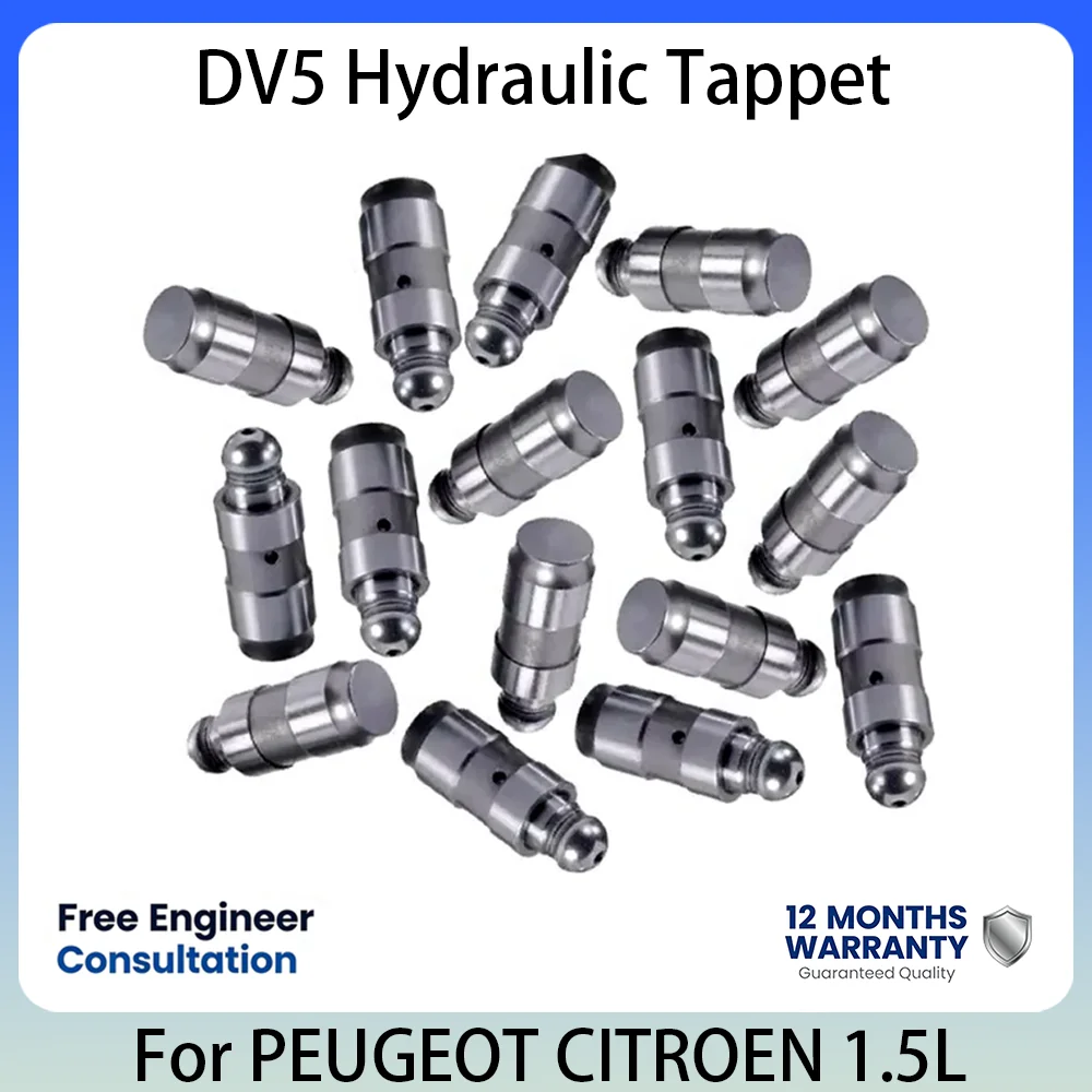 DV5 Engine Hydraulic Valve Lifter Tappet For Peugeot Citroen 1.5L Diesel Fits 208 308 2008 3008 C3 C4 Berlingo 18-25 9819917580