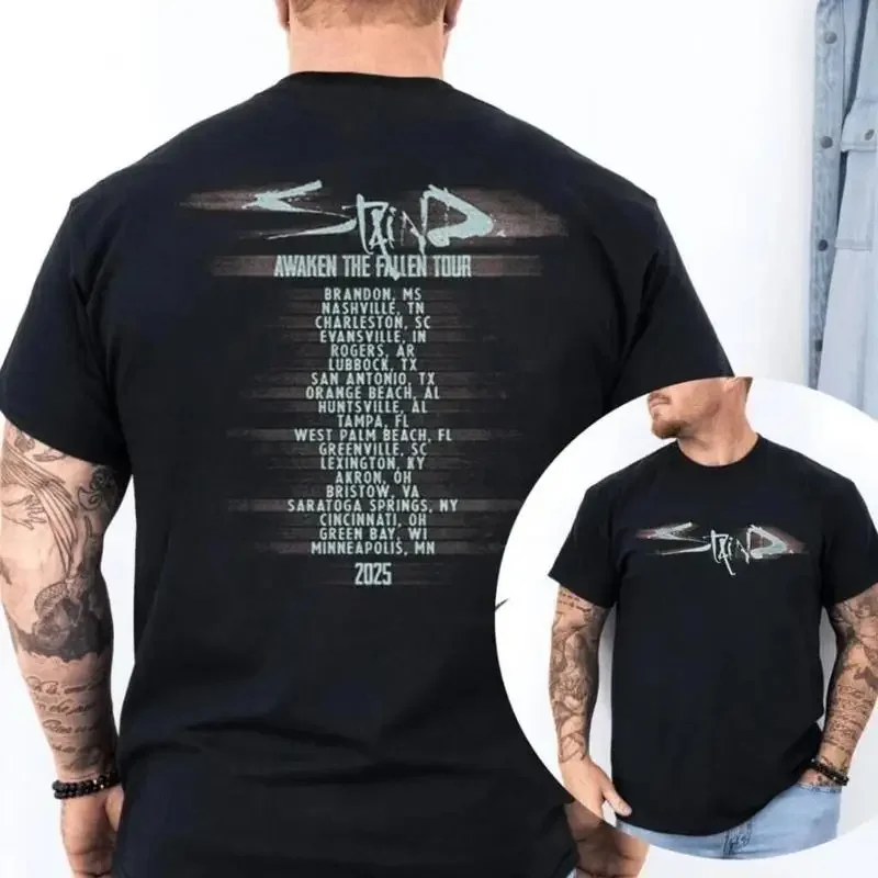 Staind Awaken The Fallen Tour 2025 T-shirt cadeau pour fan