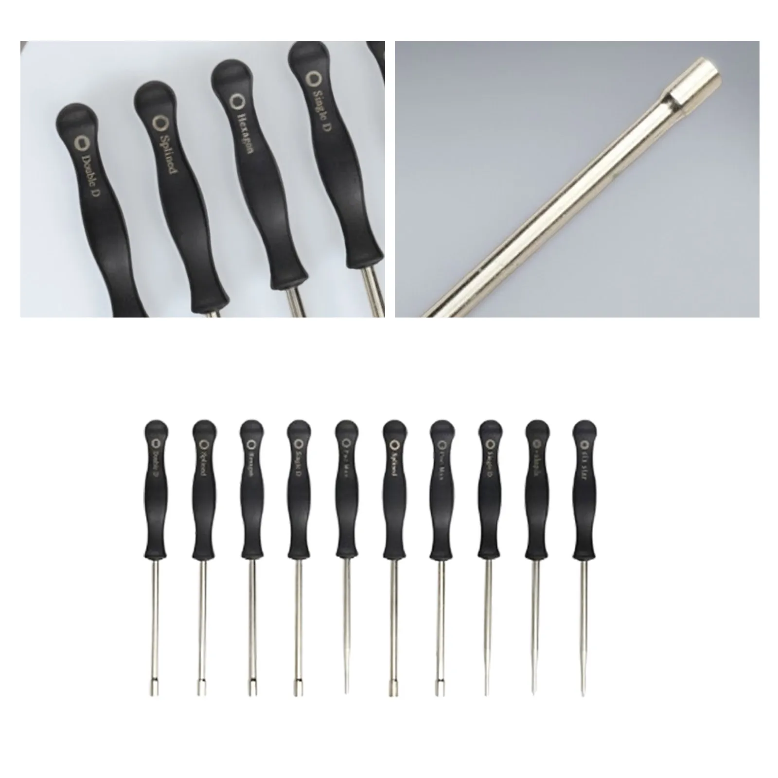 

10pcs Screwdriver Set Motorcycle Chain Saw Lawn Mower Carburetor Cleaning Brush Repair Adjustment Tool Hexagon Carb Screwdriver