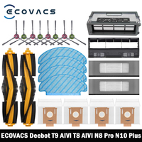 ECOVACS Deebot T8 AIVI T9 AIVI N8 Pro AIVI N9 N10 N10 Plus Accessories Main brush, side brush, filter, dust bag,Hepa Filter