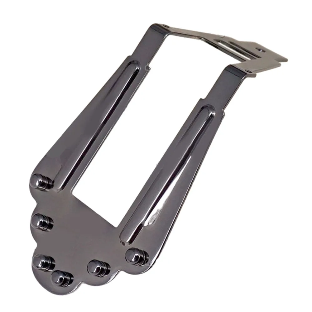 Replacement Guitar Tailpiece Bridge with Screws for Jazz and Folk Acoustic Guitars Designed to Improve Sound and Performance