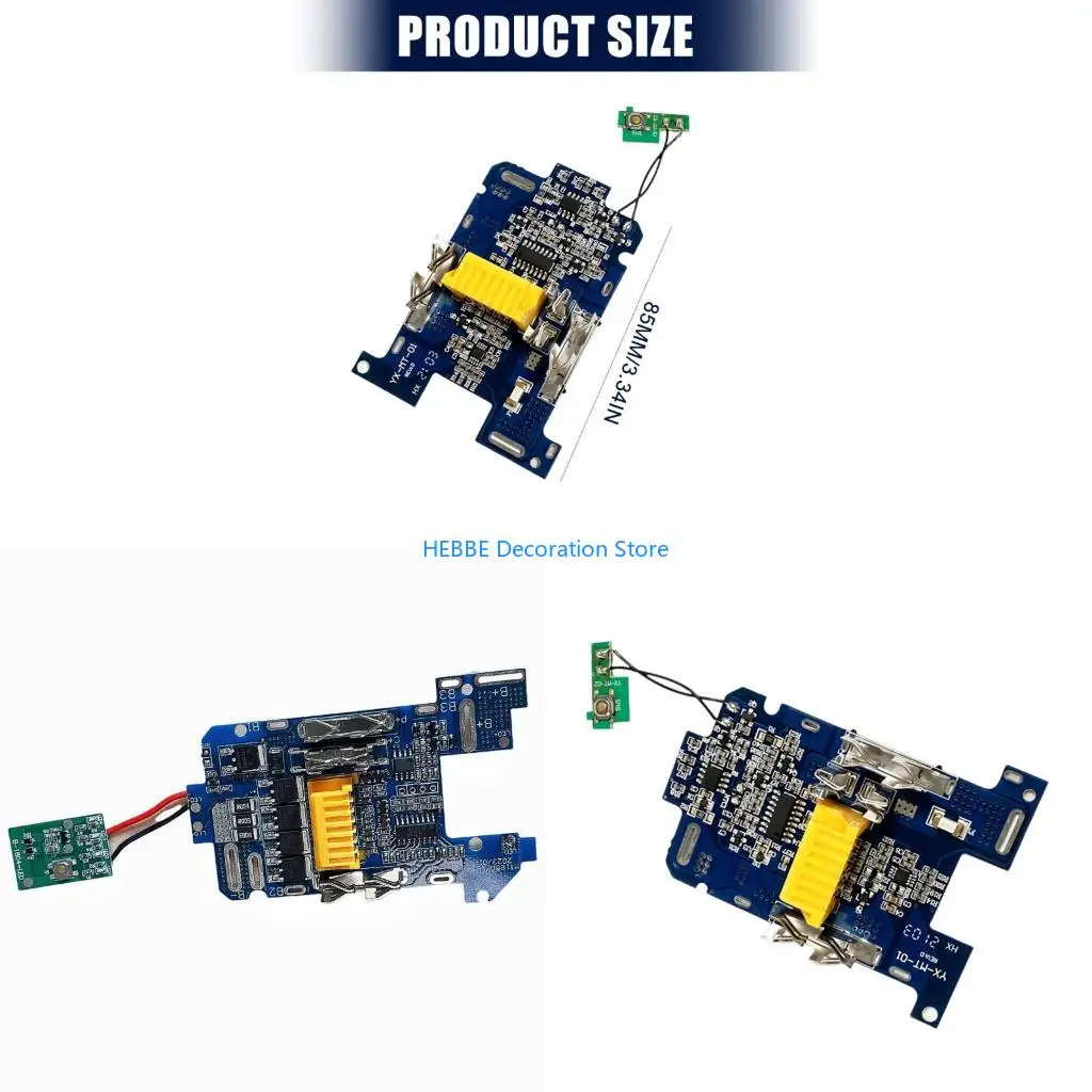 B0KC Replacement Battery Protections Board For BL1830,BL1840,18V Battery LED Light