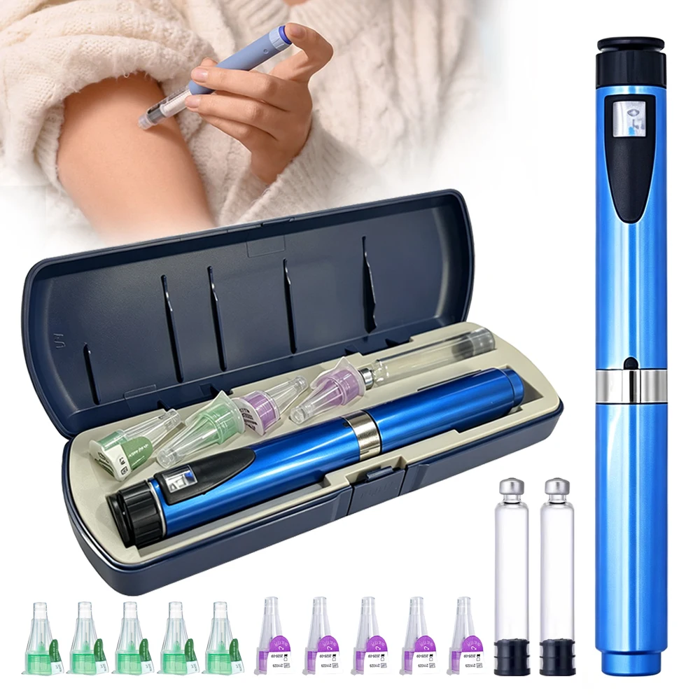 Home Use Professional Durable Insulin Injector Pen, Reusable Refillable Design, Dose Injection Pen, Perfect for 3Ml Cartridges