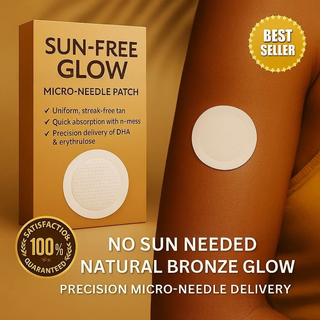 10pcs/box Purevlab Sun Free Glow Patches,New Advanced Sun Free Glow Microdarts Patch, Natural purevlab Tanning Patches for Women
