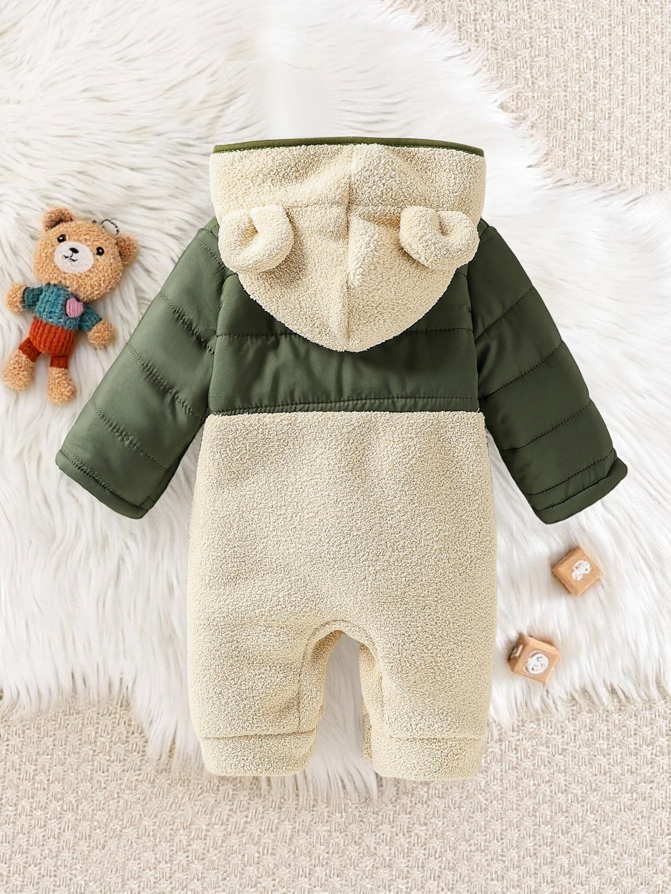 

Baby Long Sleeve clothes newborn boys girls warm thick one-piece Hooded clothes Romper winter For 0-1Y Autumn Winter Jumpsuit