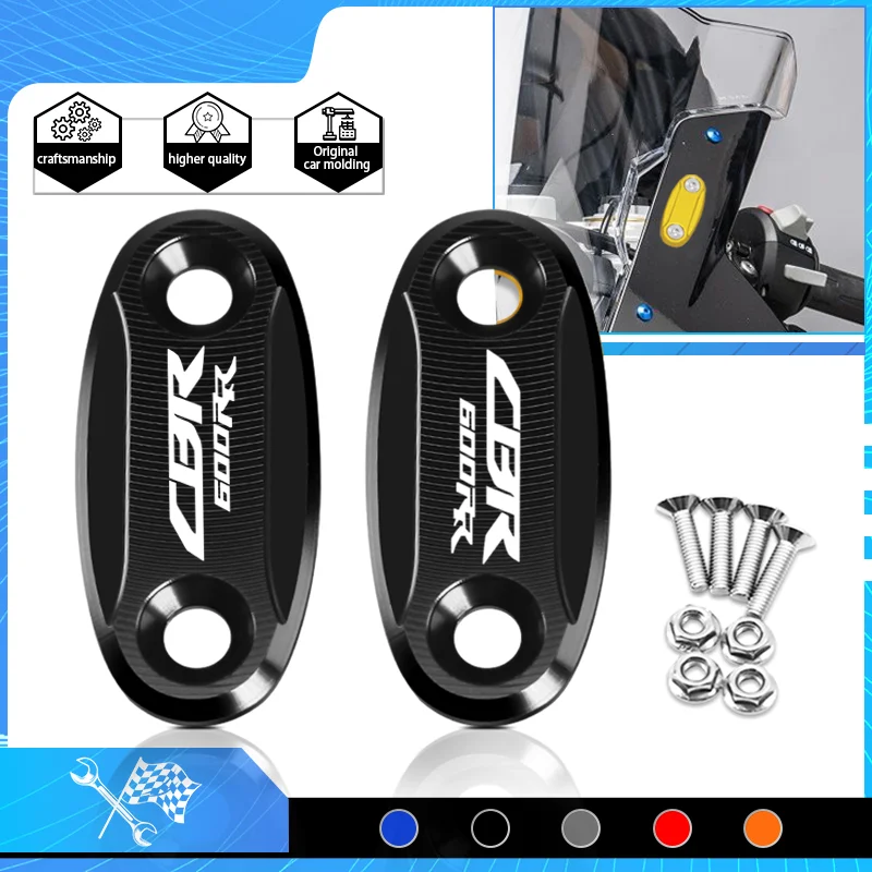 Motorcycle Windscreen Driven Mirror Eliminators Cap For CBR1000RR CBR600RR cbr600rr cbr1000rr Rear Mirror Hole Cover