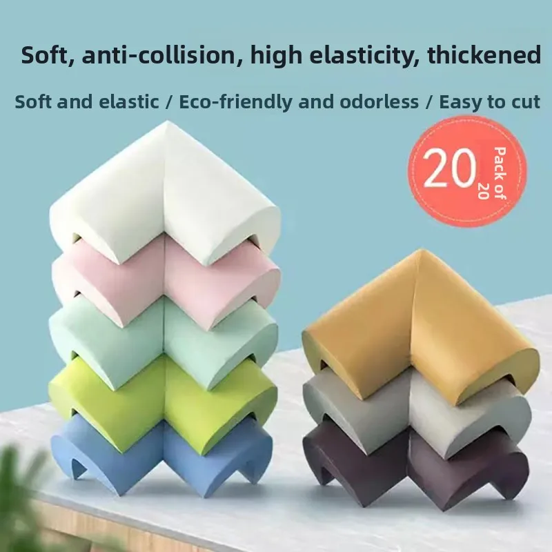 

Childproof Corner Protectors Soft Sponge Table Corner Bedside Safety Full Cover Baby Sponge Covers for Infants And Kids