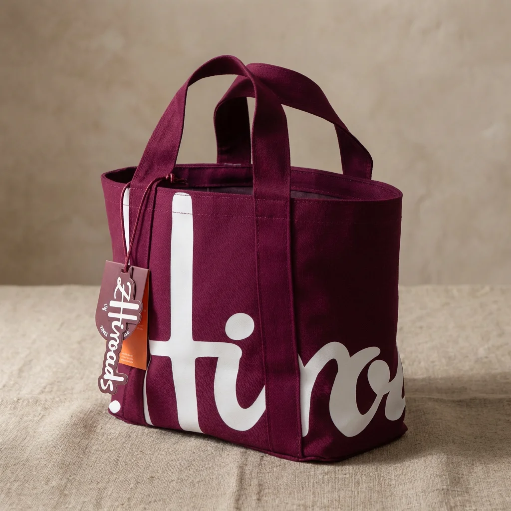 borsa-in-tela-premium-zhiroads--lusso-eco-consapevole--cotone-riciclato-e-inchiostro-di-soia--elegante-borsa-tote-stile-londinese-per-donne