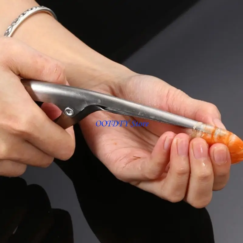 367A Shrimp Line Prawn Shell Peeler Stainless Steels Shrimp Deveined Device Easy Use