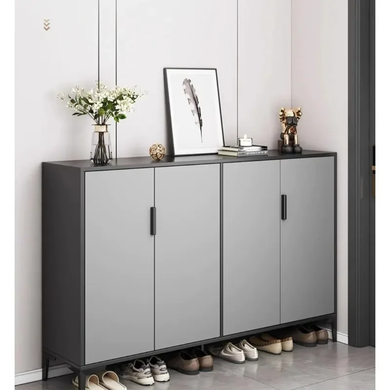 Shoe cabinet, locker, integrated entrance to the door, porch cabinet rack, large capacity, multi-layer shoe rack against thewall
