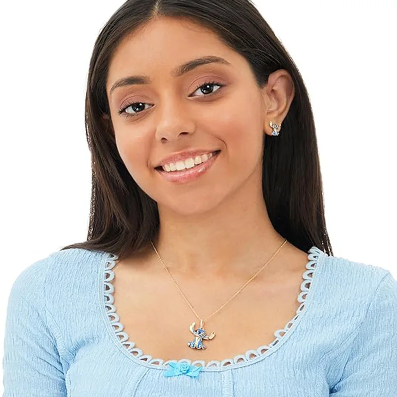 Kawaii Disney Lilo & Stitch Stud Oorbellen voor Vrouwen Meisjes Mooie Anime Cartoon Persoonlijkheid Ooraccessoires Sieraden Cadeau voor Fans