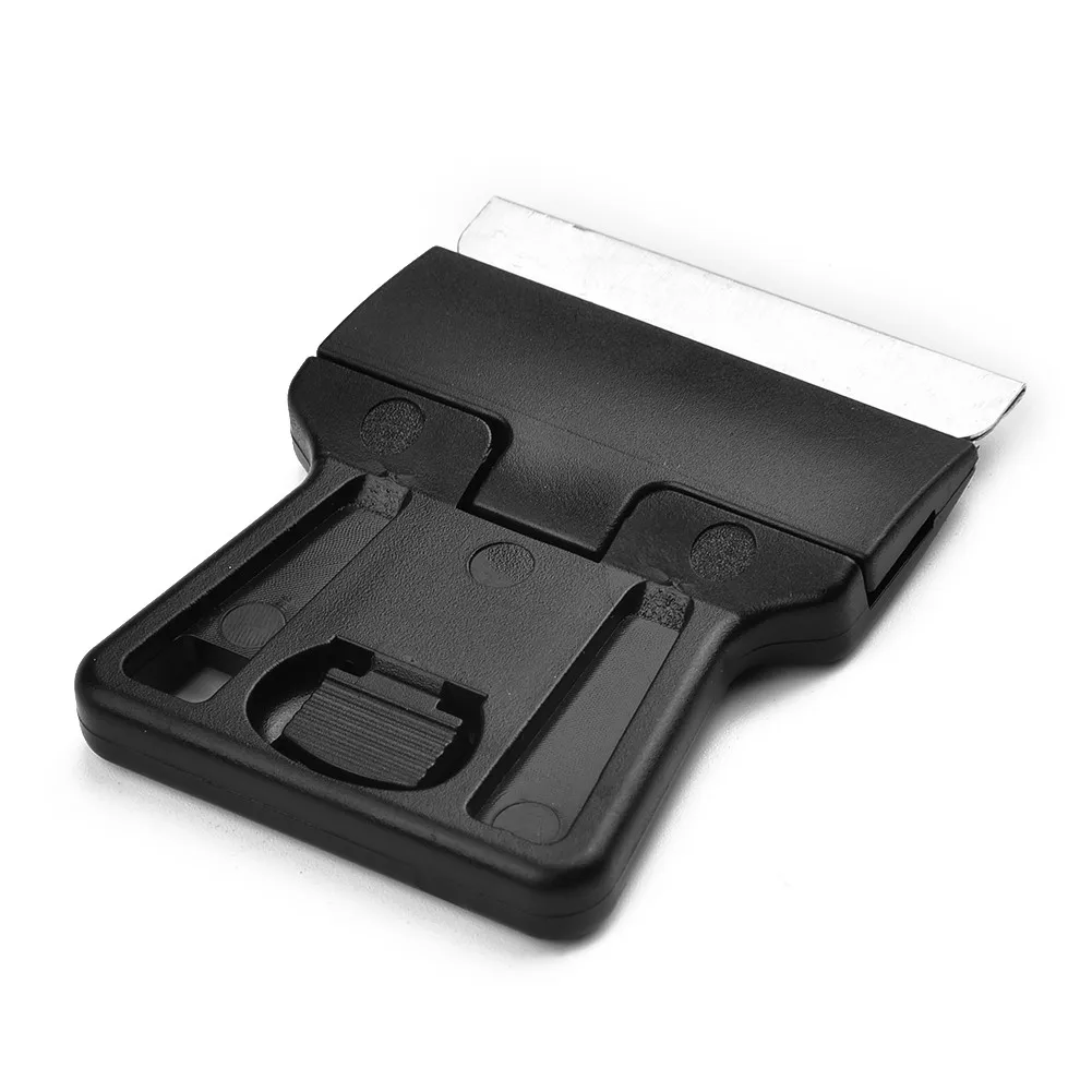 Tool Scraper Remove Single Edged Steel Blade Lightweight Plastic Handle For Car Stickers Painting Standard Useful