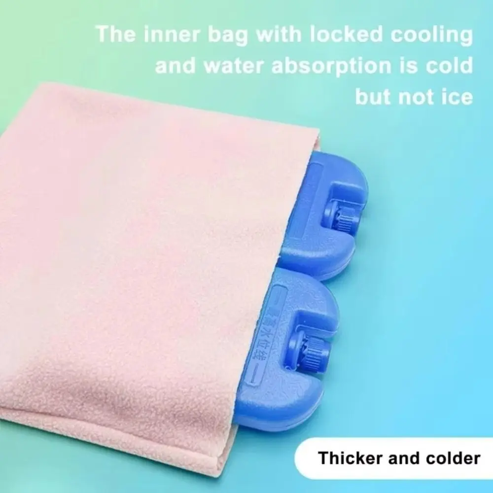 Reusable Pet Cage Ice Pack Portable Insulated Small Animal Cooling Supplies with Hanging Hook Waterproof Hanging Ice Pack