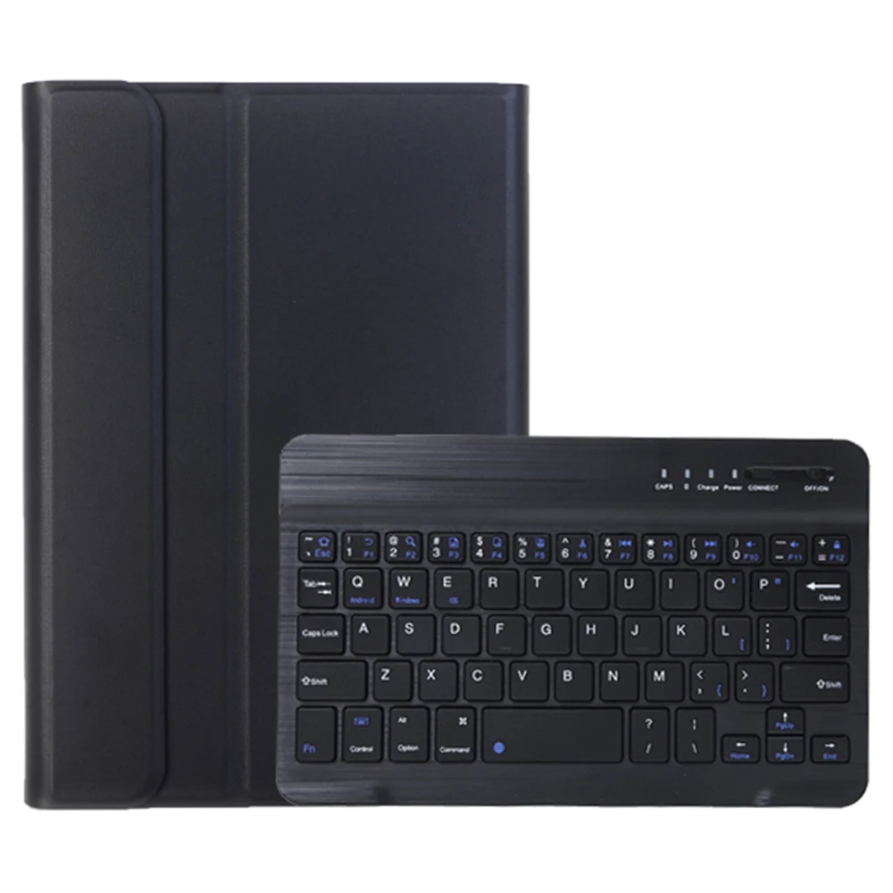 

A0M9 For Lenovo Tab M9 TB-310FU Leather+TPU Tablet Cover with Bluetooth-compatible Keyboard