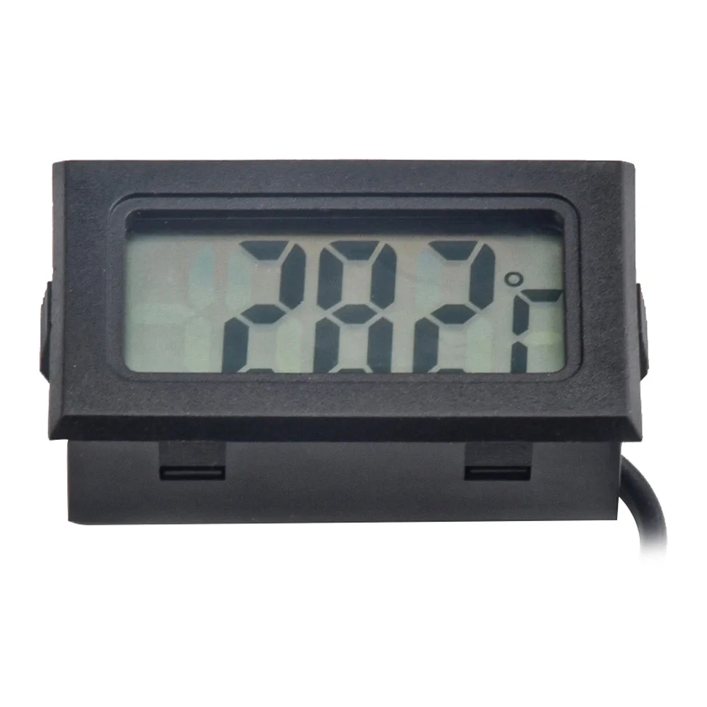 1/5PCS FY-10 LCD Digital Thermometer Aquarium Car Water Bath Temperature Tester Detector Monitor Embedded Temperature Sensor
