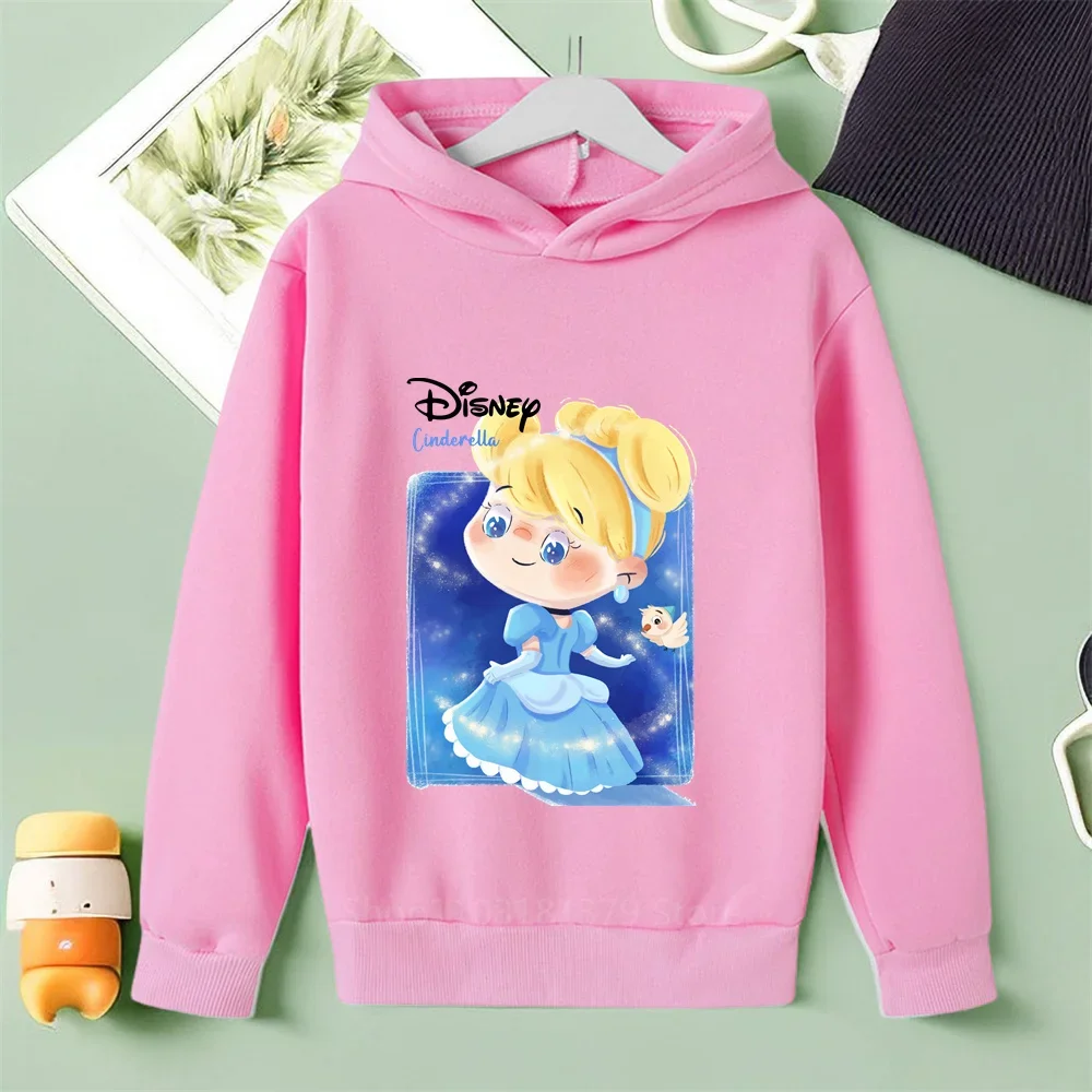 Cute And Stylish Autumn Hoodie for Kids 2-12 Years Princess Aisha Cartoon Print Sporty Chic Design Super Comfy Cotton Fabric