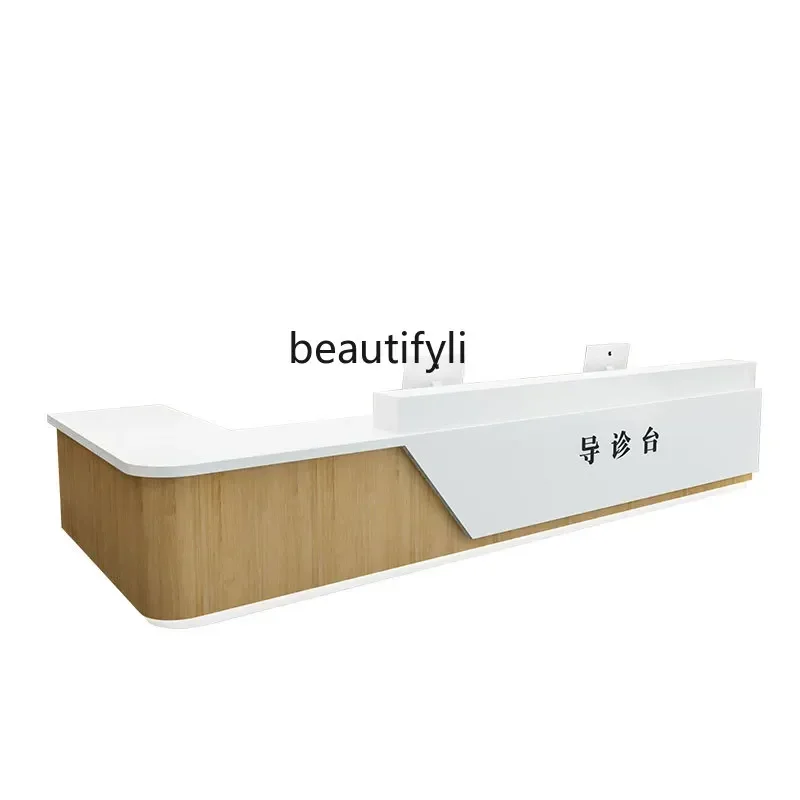 G8578 Hospital Nurse Station Workbench Hospital Reception Counter Guide Desk Outpatient Pre-Examination Points Clinic Oral and D