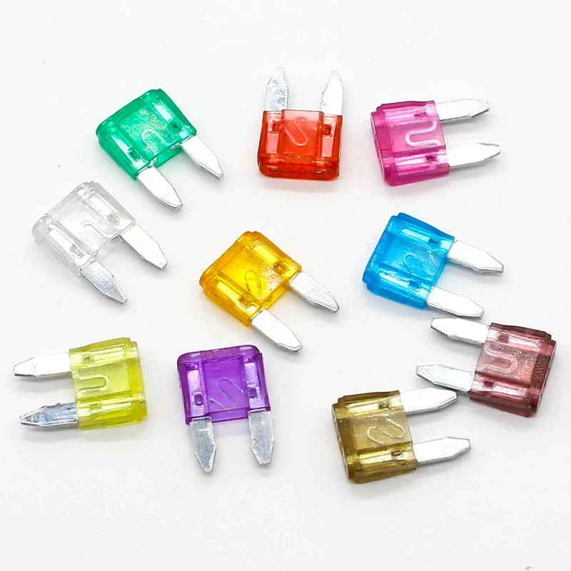 240pcs mini  Auto Automotive Car Boat Truck Blade Fuse Box Assortment 3A 5A 7.5A 10A 15A 20A 25A 30A 35A 40A