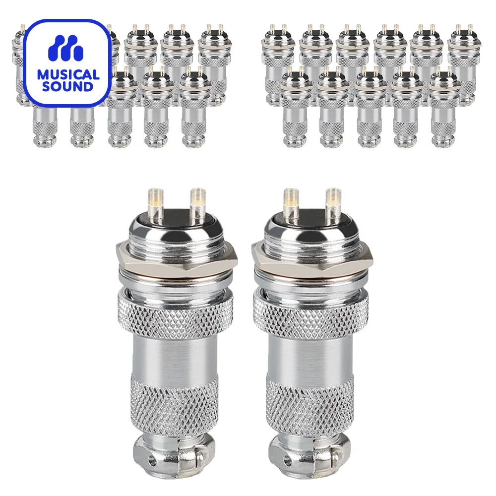 

1/2/4/24 шт. авиационный разъем 2-контактный 3-контактный 4-контактный 5-контактный промышленный силовой круглый разъем панели металлический провод разъем