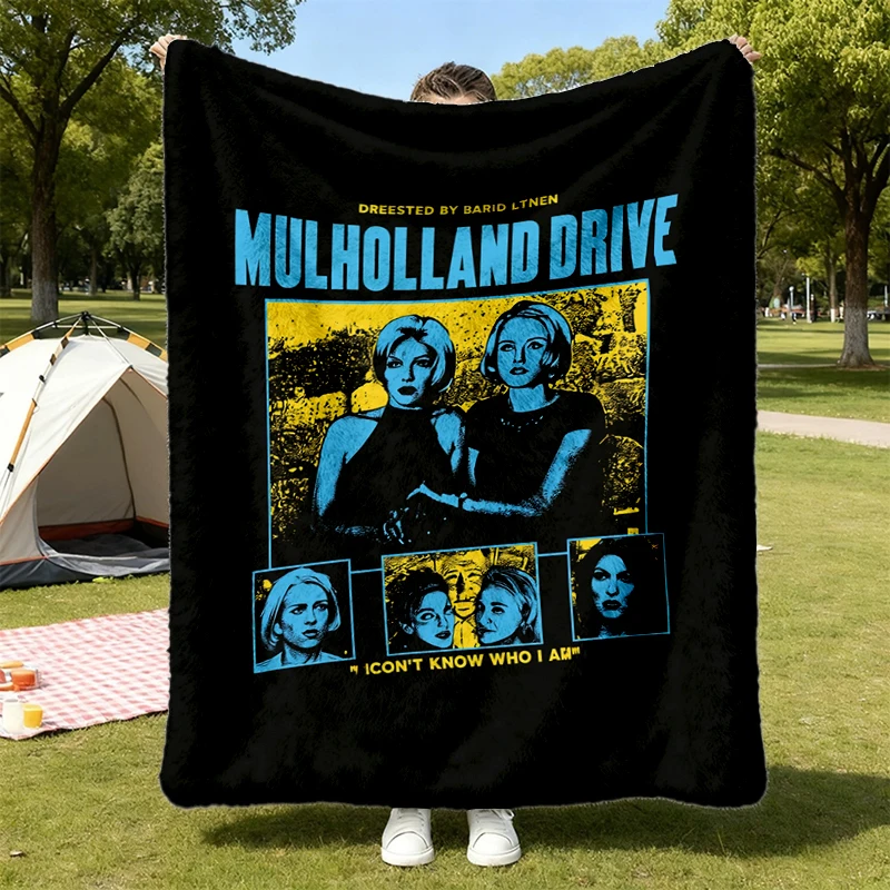 Mulholland Drive Soft Blanket, David Lynch 2001 Neo-Noir Comfy Blanket, Naomi Watts Laura Harring, Criterion Film