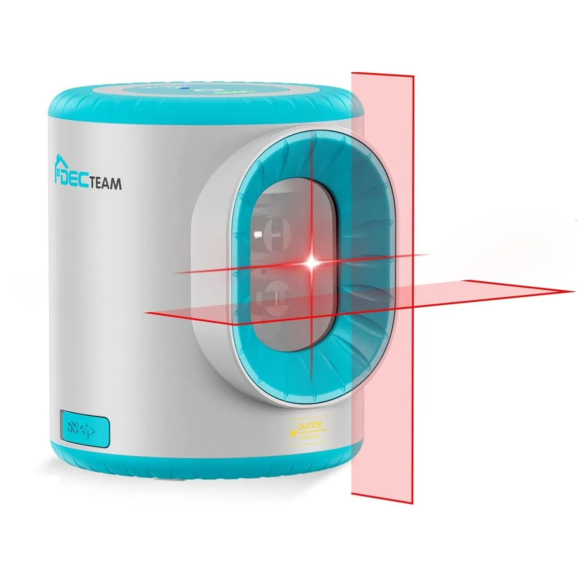 DECTEAM DS011R Self Leveling Red Line Level Laser Switchable Horizontal And Vertical With 360 Magnetic Base