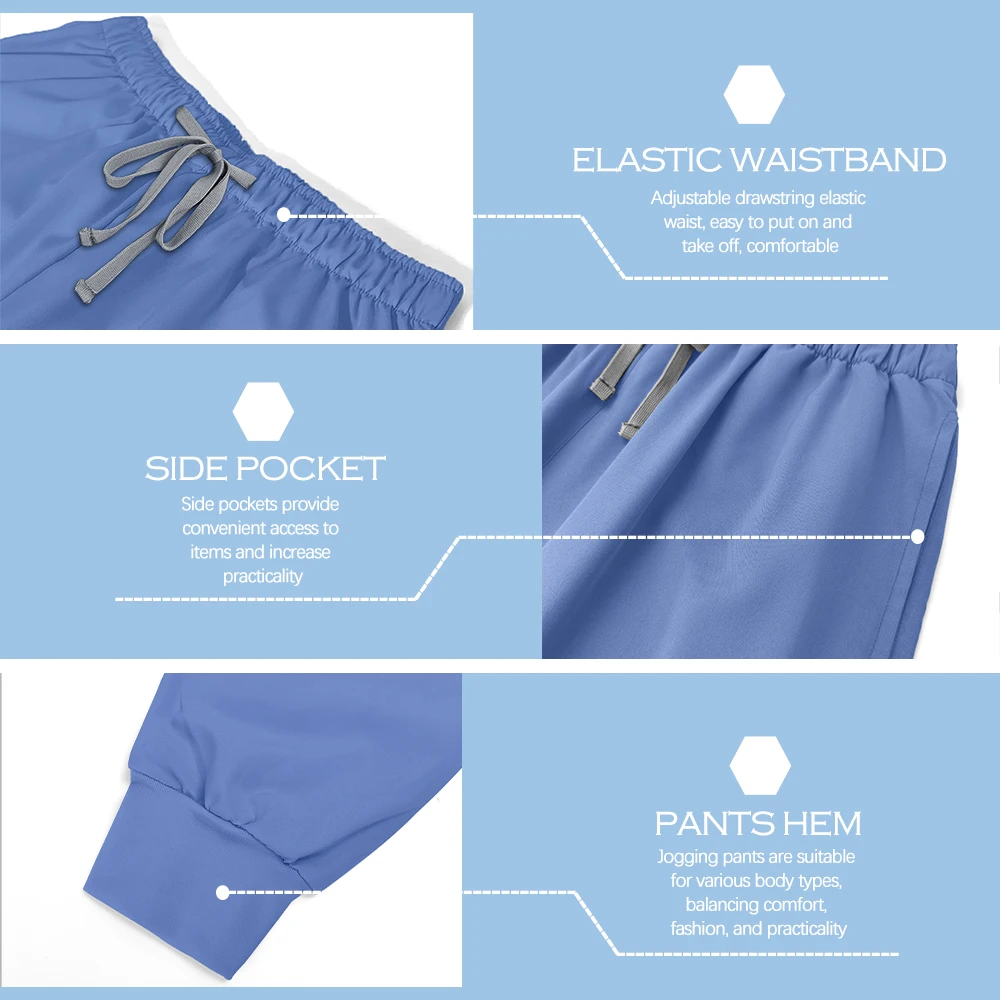 Medical Surgeon Workwear Doctor Nurse Scrub Set Hospital Uniforms Clinic Dental Pediatric Nursing Clothes Beauty Salon Work Suit