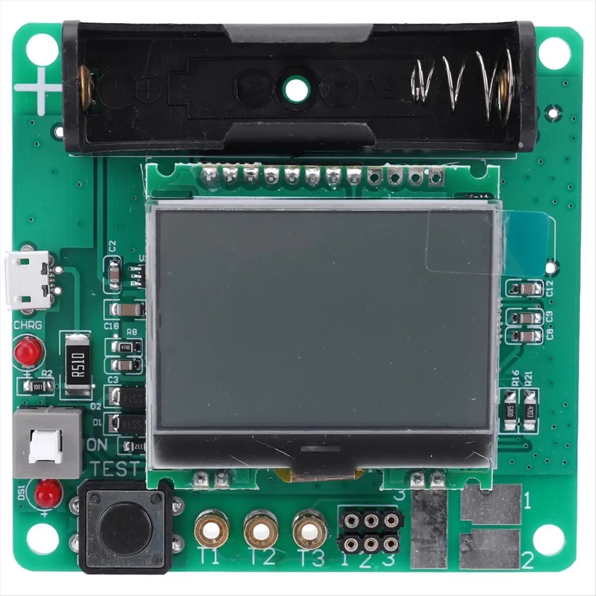 3.7V Meter Rechargeable Inductor Capacitor Tester Lithium Battery Inductance Capacitance Meter DIY MG328-ABAM