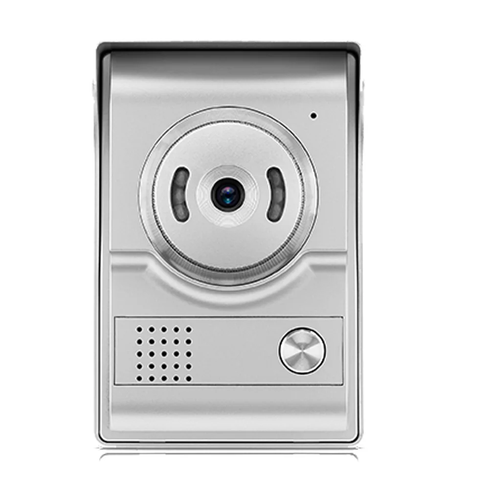 7 inch Wired Video Door Phone Intercom Systems Via indoor unit Open Door Electron Lock Access Control & Power Unit